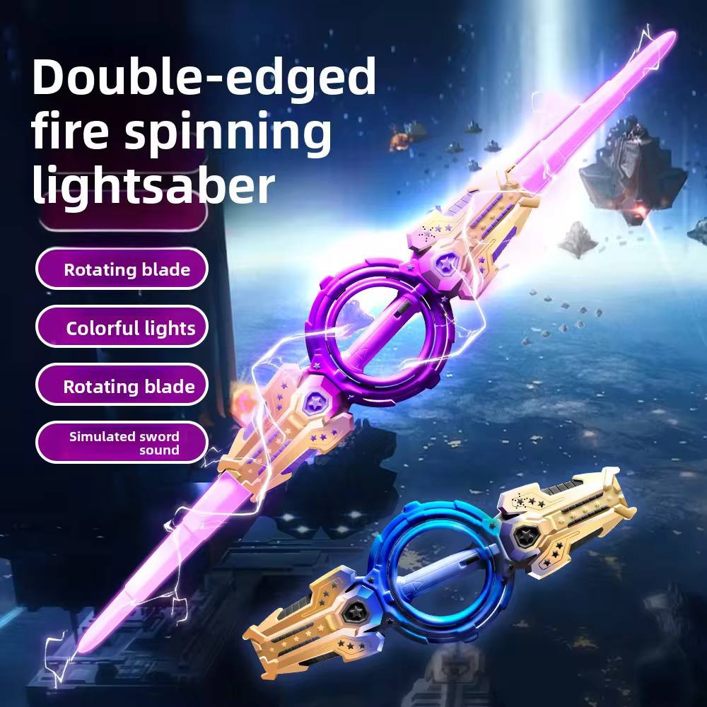 Double Edge Premium Rotating Sword (Spinning Light Saber)