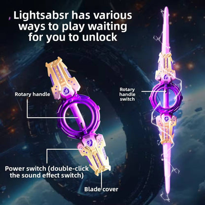 Double Edge Premium Rotating Sword (Spinning Light Saber)