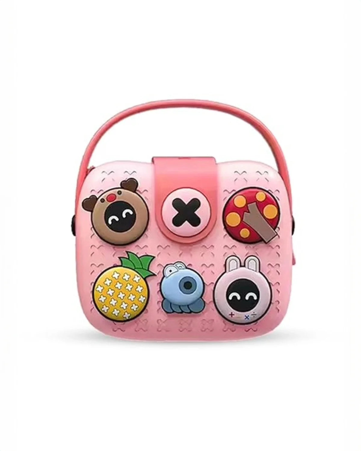 🎒Kids Crossbody Bag – DIY EVA Bag with 5 Cartoon Trinkets | Lightweight, Waterproof & Fun for Kids| SLING BAG