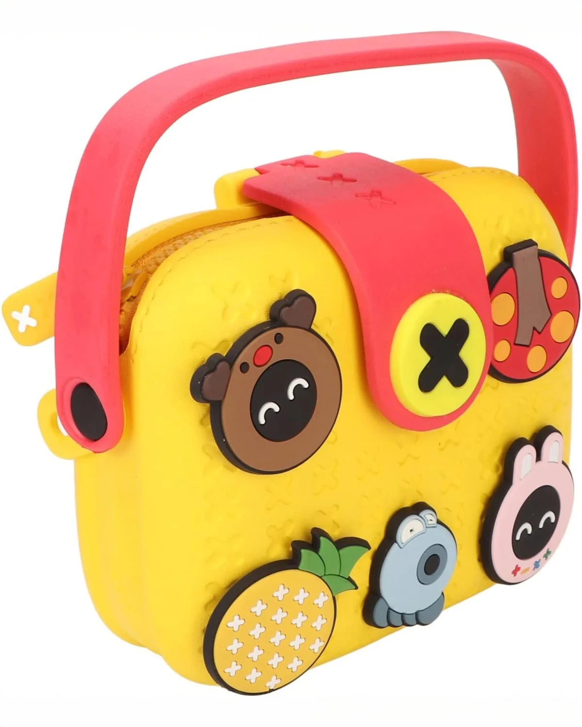 🎒Kids Crossbody Bag – DIY EVA Bag with 5 Cartoon Trinkets | Lightweight, Waterproof & Fun for Kids| SLING BAG