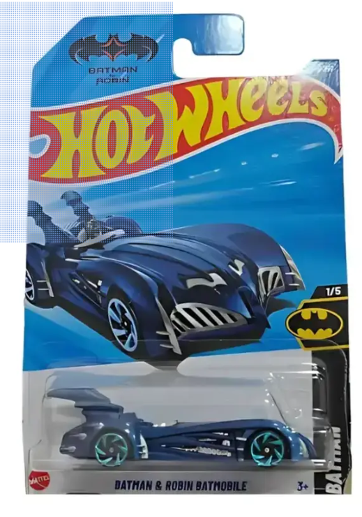 Hot Wheels Batman and Robin Batmobile Batman J Case 2025