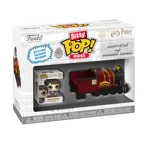 Funko Pop! Bitty Ride: Harry Potter with Hogwarts Express (100% Authentic)
