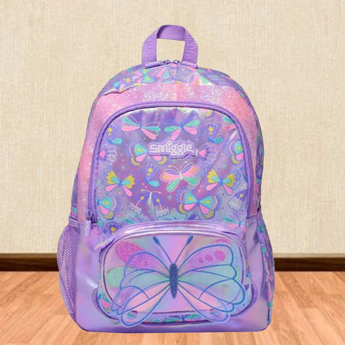 Smiggle - 17 inch Premium Butterfly Backpacks