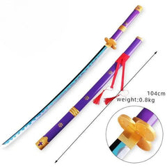 Zoro Enma Violet Katana Sword – Wooden Anime Replica (One Piece) | Cosplay & Collector’s Edition