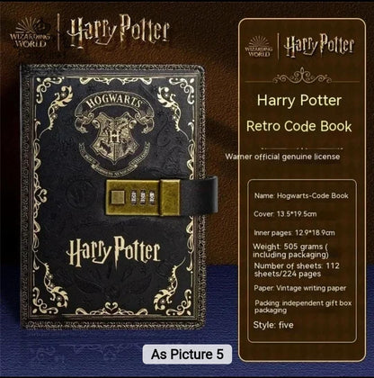 Harry Potter Collectable Retro Diary With Lock