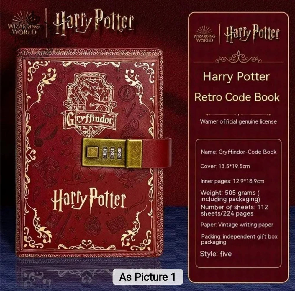Harry Potter Collectable Retro Diary With Lock