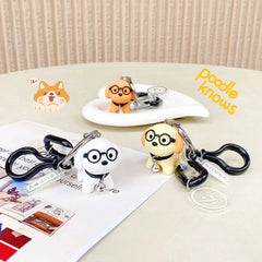 Buy Keychain - Puppy with Glasses