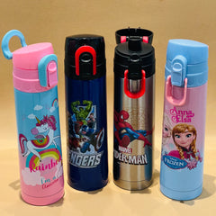 Cartoon style Insulated Chiller Water Bottle - 500mL