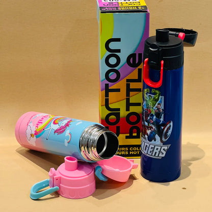 Cartoon style Insulated Chiller Water Bottle - 500mL