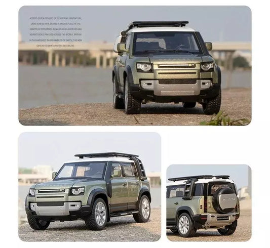 Defender Green Metal Diecast Car