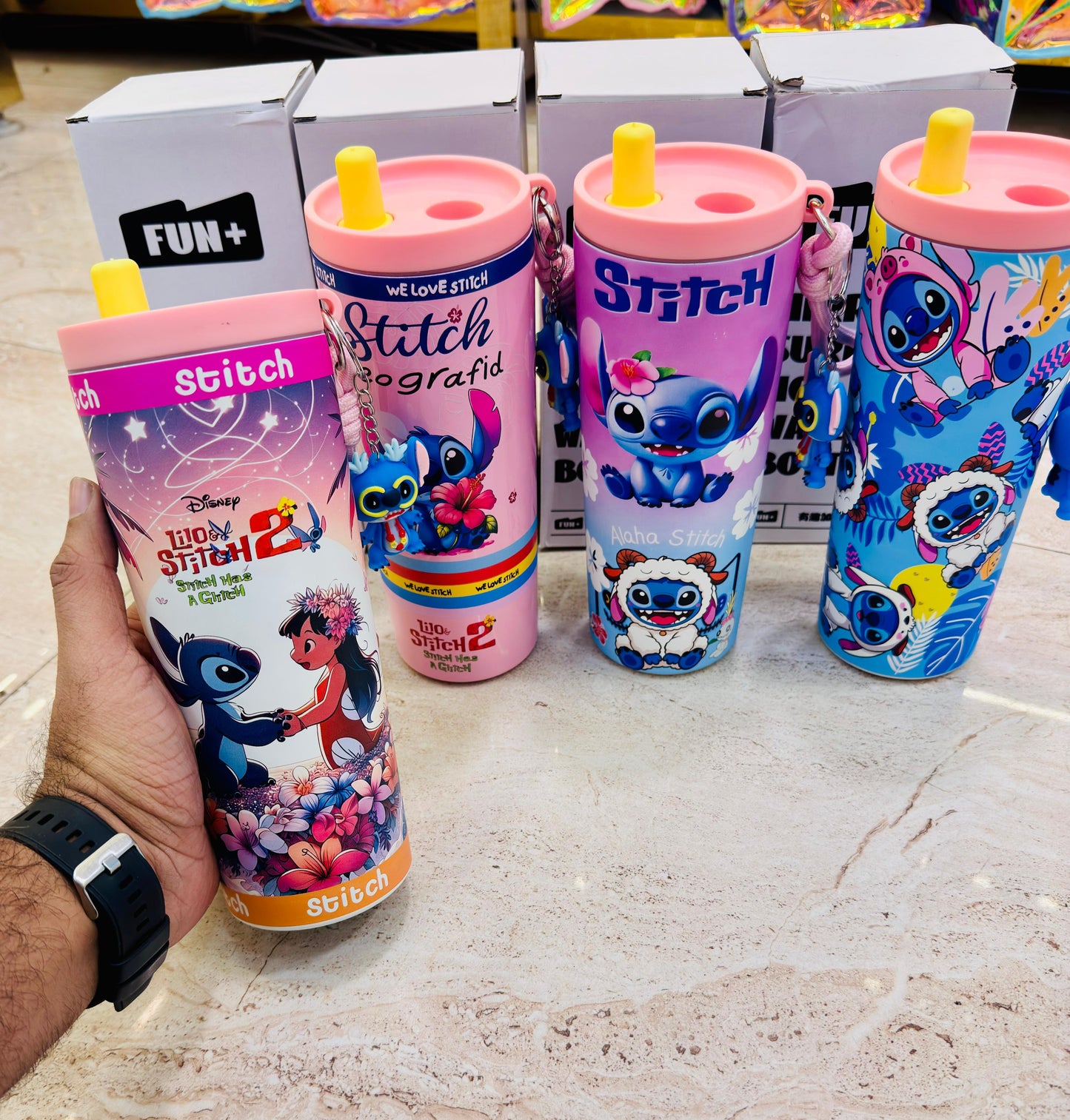 Stitch steel tumbler