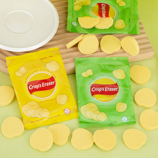 Crisps Potato Chip Eraser ( 1 pack ) | Trendy & Cute Gifts at Kawaii Kingdom