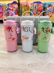 Vogue 700ml Steel Handle Sipper