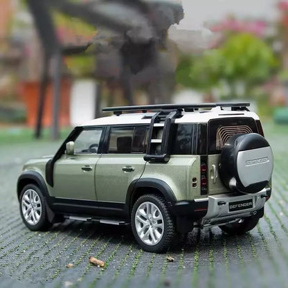 Defender Green Metal Diecast Car