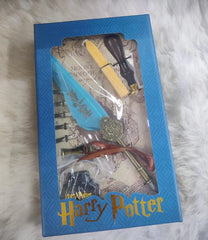 Magic Boy Harry Potter Pen Set – With Stamp, Ink & 5 Nibs (Mix Colour)